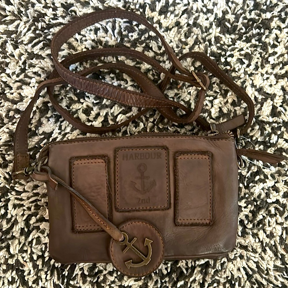 ⚓️Harbour 2nd Leather Crossbody Anchor Bag